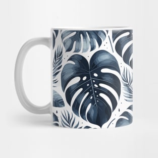 Minimalistic Monstera Tropical Leaves Mug